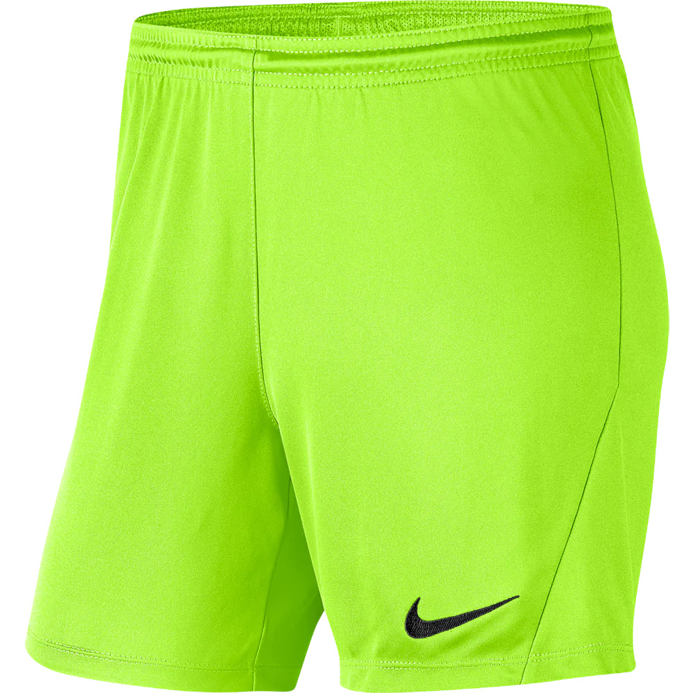 NIKE PARK 3 SHORTS VOLT-WOMENS