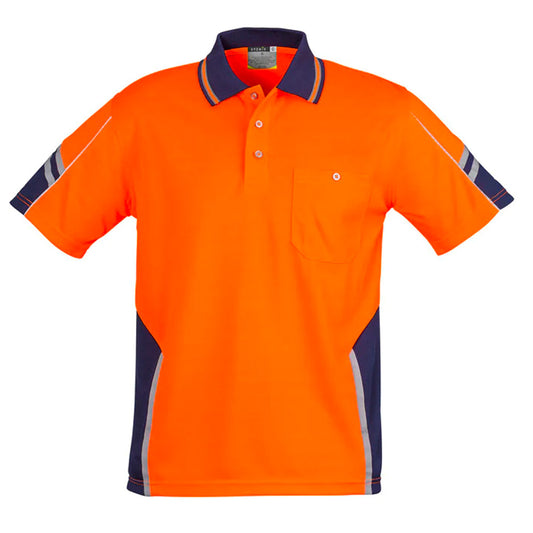 SYZMIK HI VIS SQUAD POLO MENS