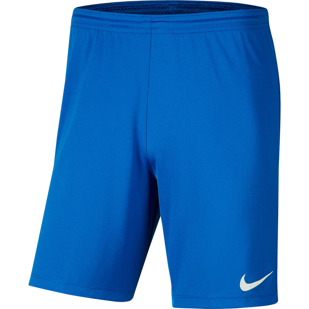 NIKE PARK 3 SHORTS ROYAL BLUE-MENS