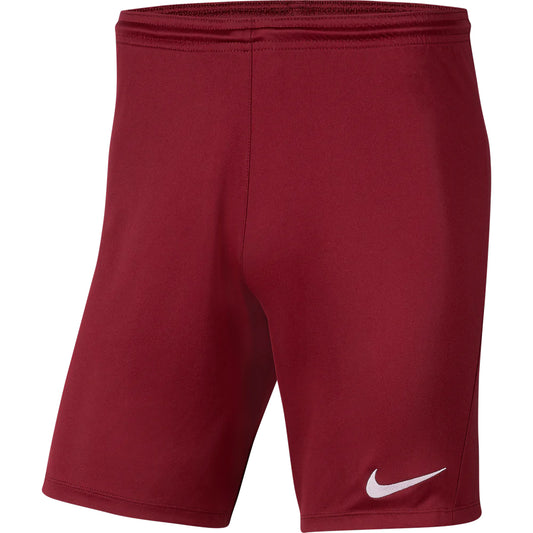 NIKE PARK 3 SHORTS TEAM RED-YOUTH