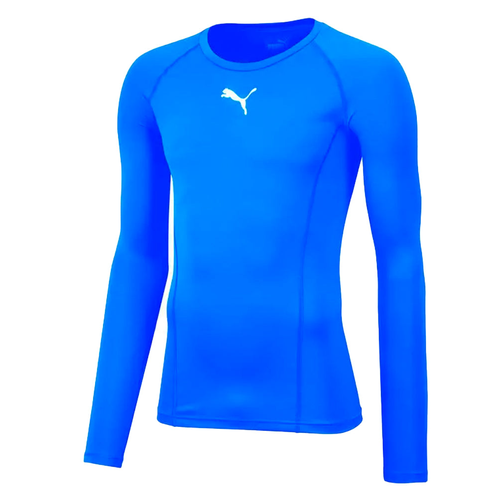 PUMA TEAM LIGA BASE LAYER LONG SLEEVE BLUE-ADULTS