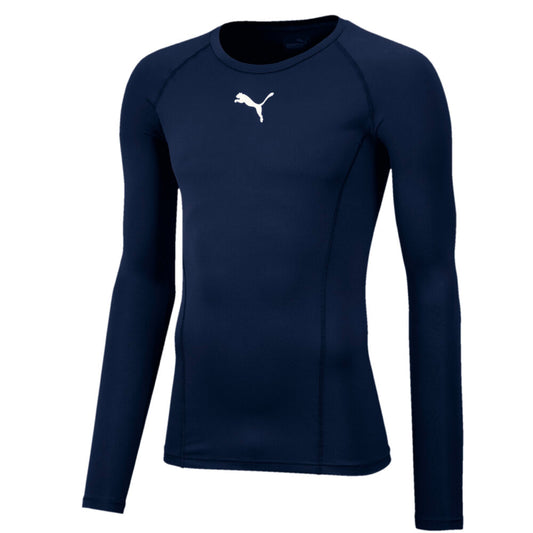 PUMA TEAM LIGA BASE LAYER LONG SLEEVE NAVY-ADULTS