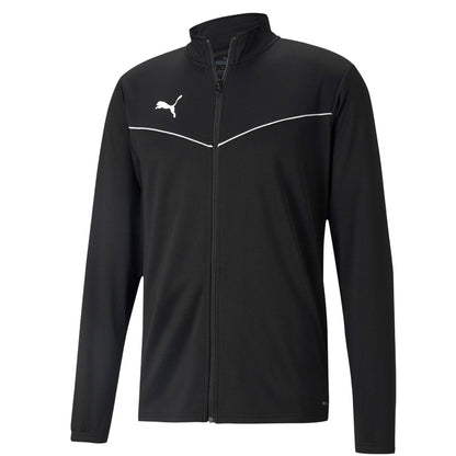 PUMA TEAM RISE FULL ZIP JACKET BLACK-YOUTH