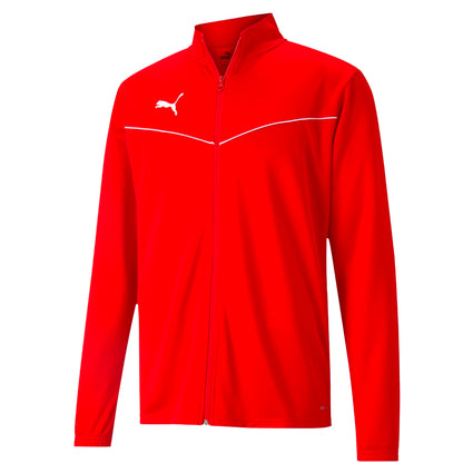 PUMA TEAM RISE FULL ZIP JACKET RED-ADULTS