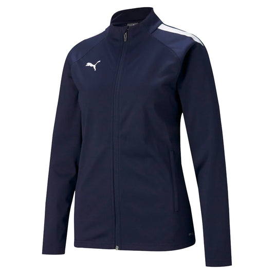 PUMA TEAM LIGA TRAINING JACKET FULL ZIP NAVY-WOMENS