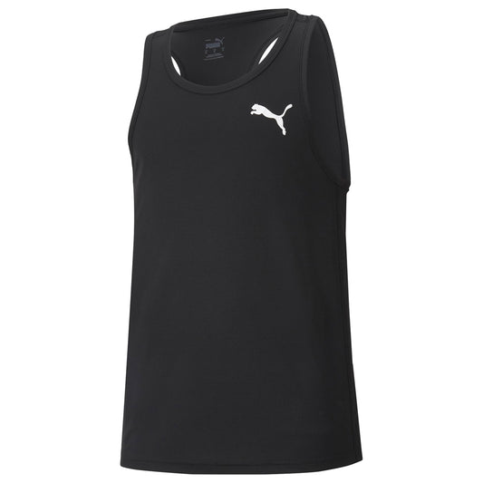 PUMA RUNNING SINGLET BLACK-MENS