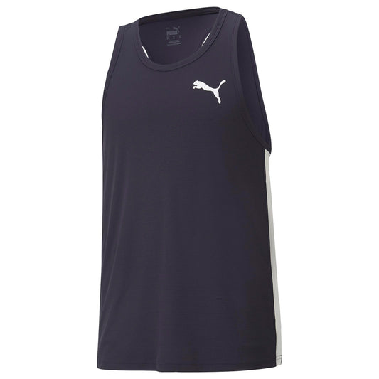 PUMA RUNNING SINGLET NAVY-MENS