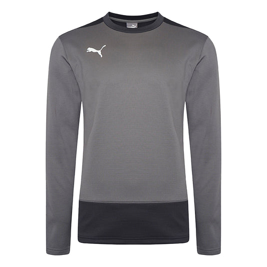 PUMA TEAM GOAL SWEAT GREY ASPHALT-ADULTS