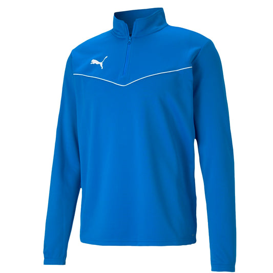 PUMA TEAM RISE 1/4 ZIP JACKET BLUE-ADULTS