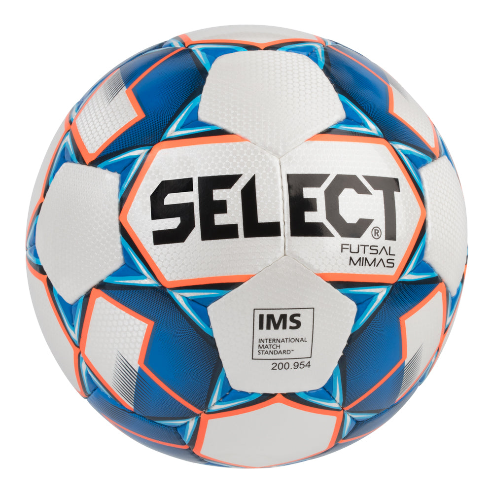 SELECT FUTSAL BALL MIMAS WHITE BLUE