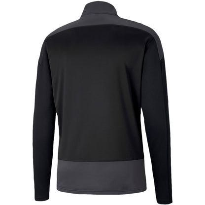 PUMA TEAM GOAL 1/4 ZIP JACKET BLACK ASPHALT-ADULTS