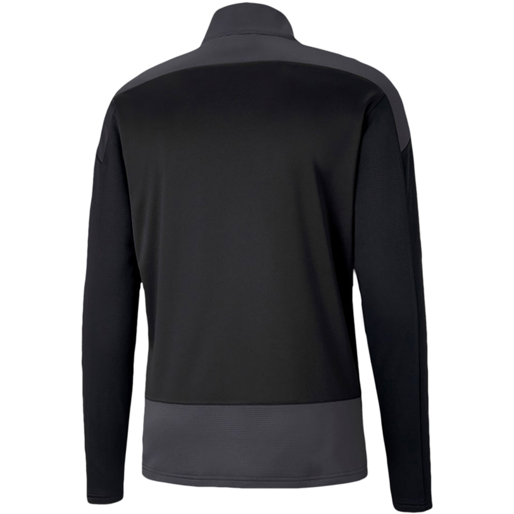 PUMA TEAM GOAL 1/4 ZIP JACKET BLACK ASPHALT-YOUTH