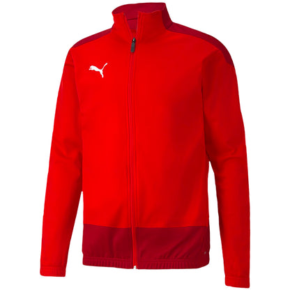 PUMA TEAM GOAL TRAINING JACKET FULL ZIP RED-YOUTH