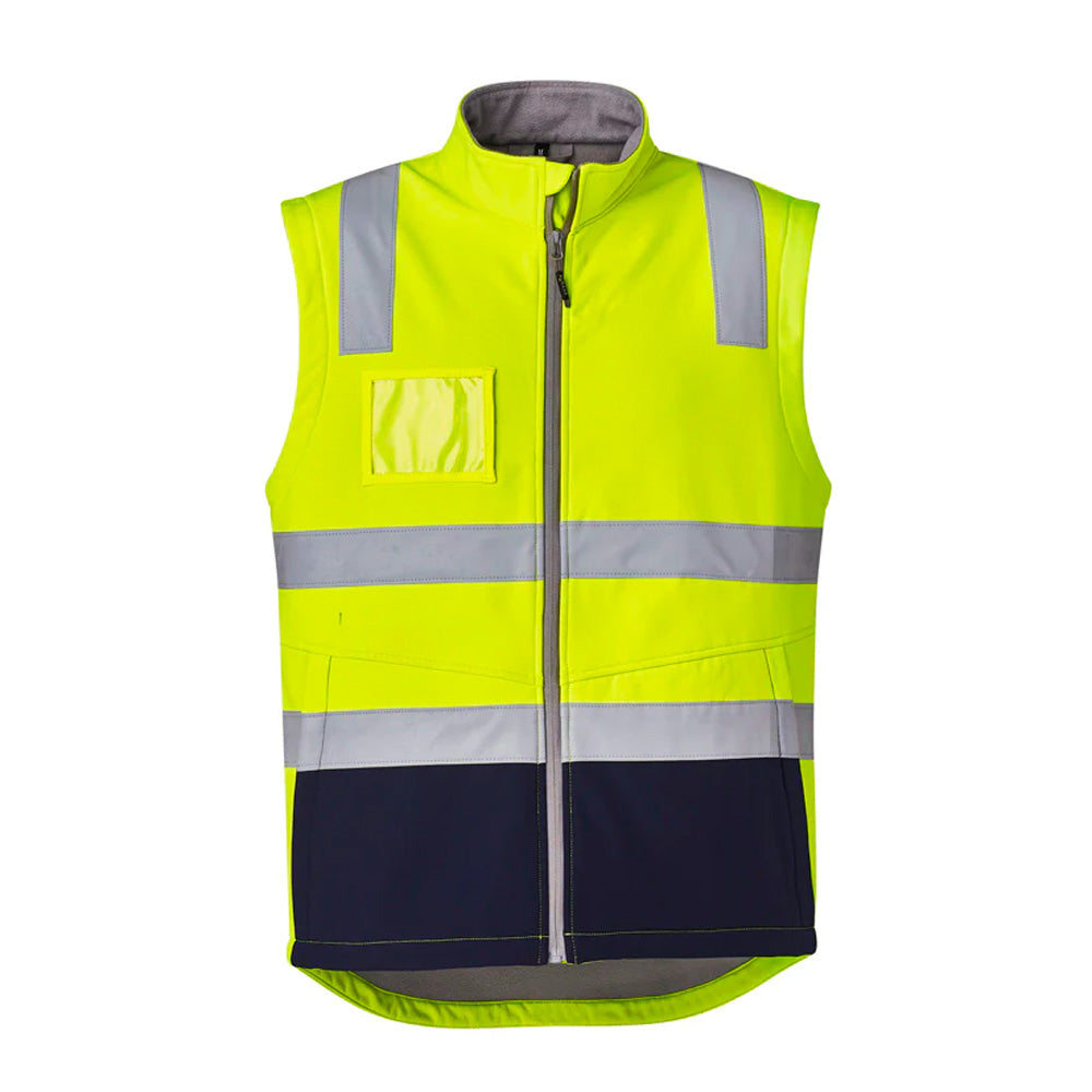 SYZMIK HI VIS SOFTSHELL VEST UNISEX