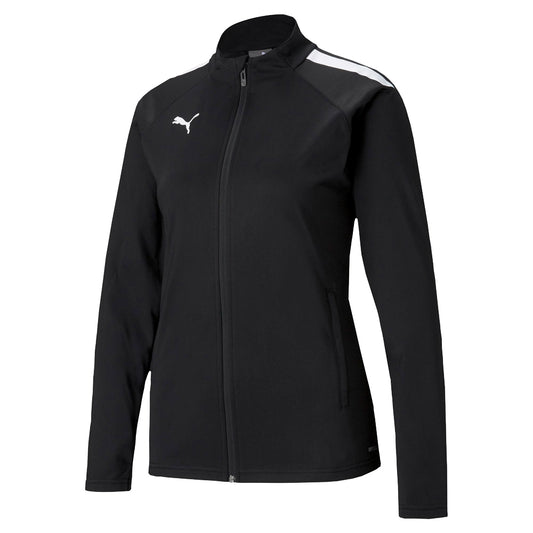 PUMA TEAM LIGA TRAINING JACKET FULL ZIP BLACK-WOMENS