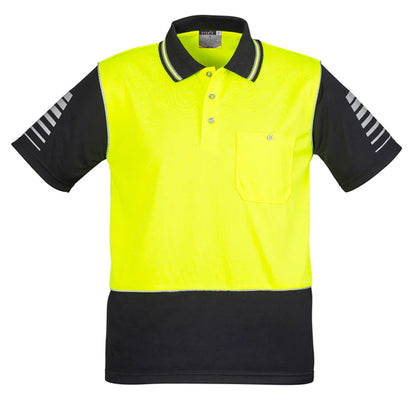 SYZMIK HI VIS ZONE POLO MENS