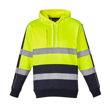 SYZMIK HI VIS STRETCH TAPED HOODIE UNISEX