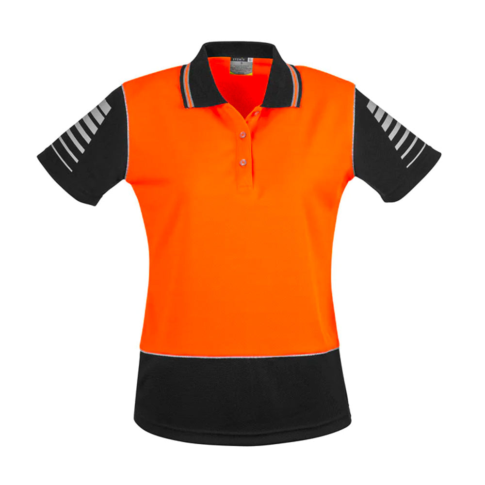 SYZMIK HI VIS ZONE POLO WOMENS